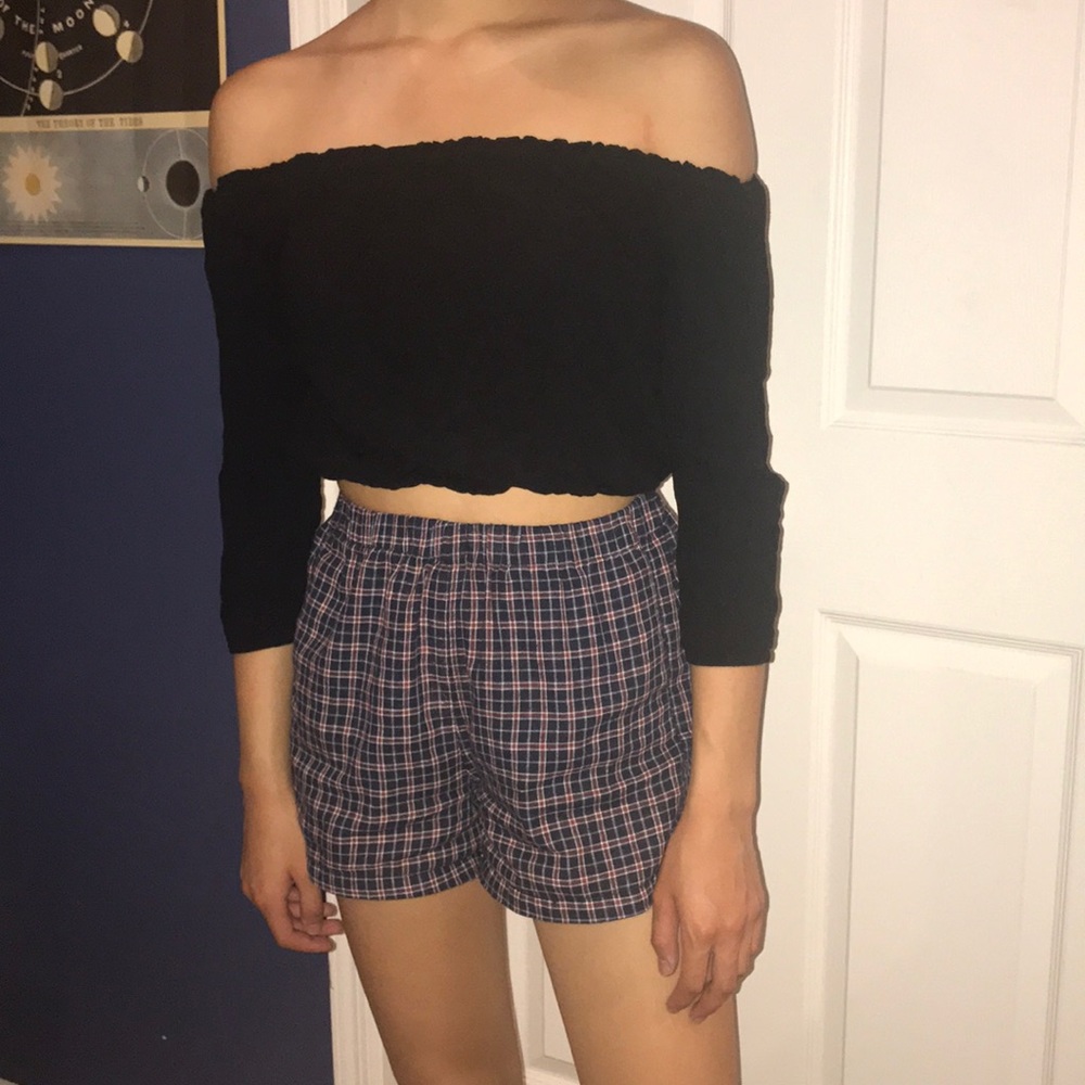 Black Brandy Melville Off the Shoulder